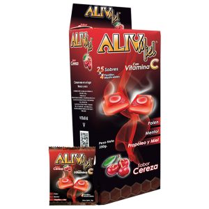 ALIVMIEL CEREZA – Caramelo con Propóleo, Polen y Vitamina C