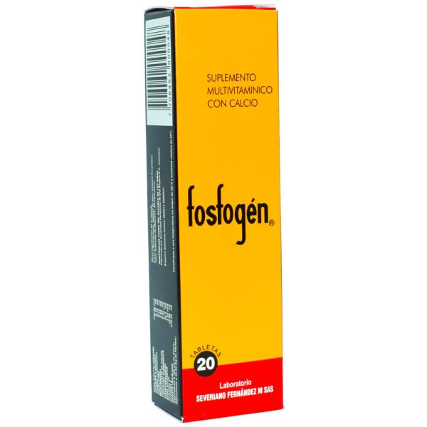 FOSFOGÉN CAJA X 20 TABLETAS – Suplemento Nutricional