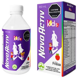 NOVOACTIV KIDS FRESA JARABE – Suplemento Nutricional