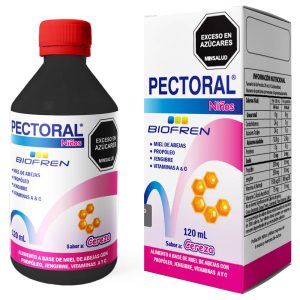PECTORAL NIÑOS SABOR CEREZA – Alimento a Base de Miel de Abejas con Propóleo y Vitaminas A y C