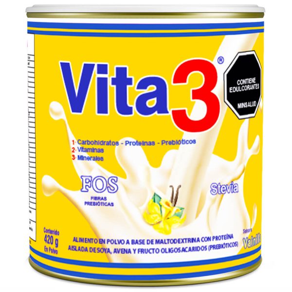VITA 3 ADULTOS VAINILLA EN POLVO – Suplemento Nutricional