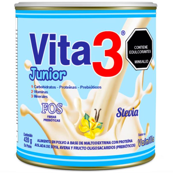 VITA 3 JUNIOR VAINILLA EN POLVO – Suplemento Nutricional