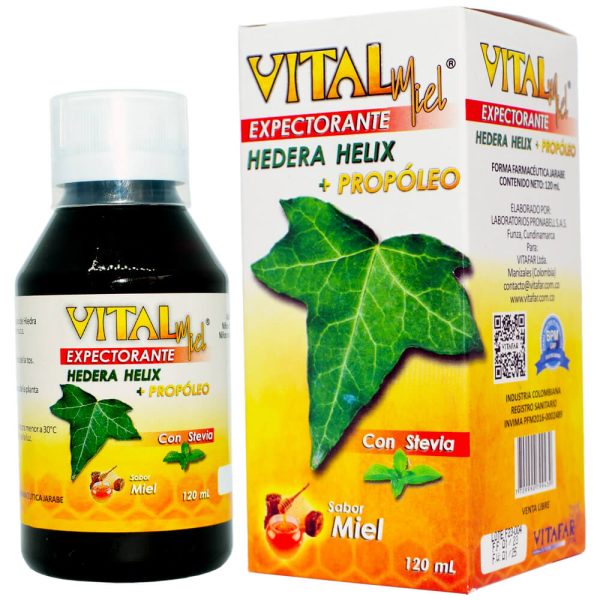 VITALMIEL – Hedera Helix + Propóleo Endulzado con Estevia