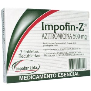 IMPOFIN-Z – Azitromicina Dihidrato 500 mg