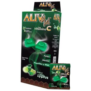 ALIVMIEL LEMON LYPTUS – Caramelo con Propóleo, Polen y Vitamina C